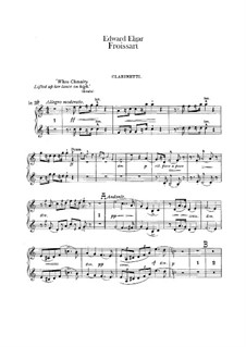Фруассар, Op.19: Партия кларнетов by Эдуард Элгар
