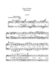 Фруассар, Op.19: Партии фаготов by Эдуард Элгар