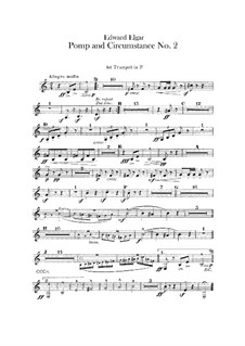 Марш No.2: Партии труб и корнетов by Эдуард Элгар