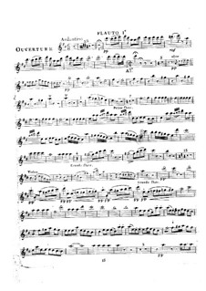 Калиф Багдадский: Партия I флейты by Адриен Буальдье