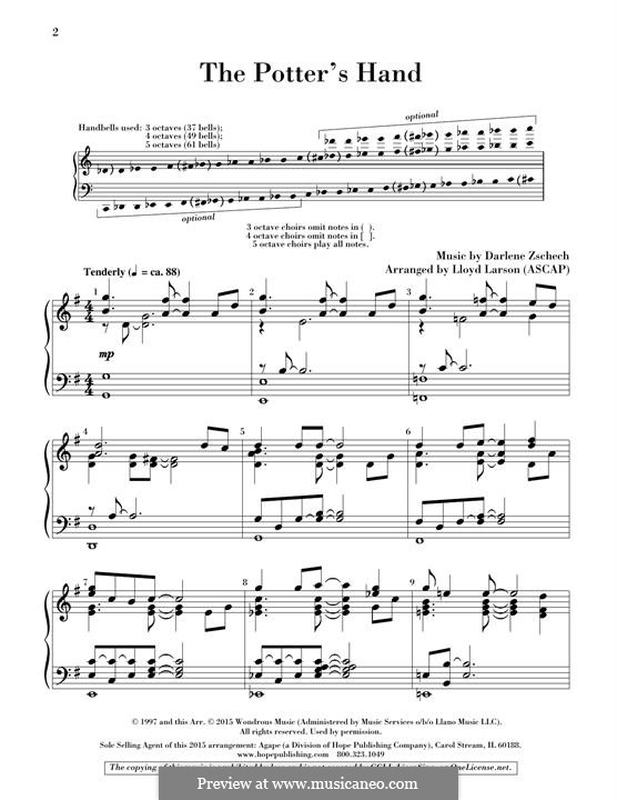 D. Zschech The Potter's Hand ноты на MusicaNeo