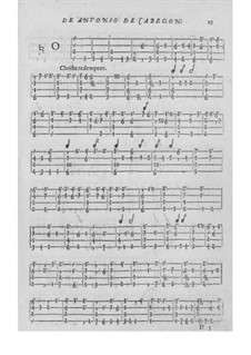 Obras de música para tecla, arpa y vihuela: Часть II by Антонио де Кабесон