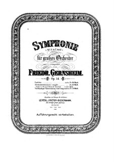 Симфония No.3 до минор, Op.54: Симфония No.3 до минор by Фридрих Гернсхайм