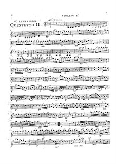 Струнные квинтеты, Op.49: Квинтет No.1 ре мажор, G.365 by Луиджи Боккерини
