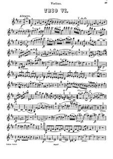 Фортепианное трио No.38 ре мажор, Hob.XV/24: Партия скрипки by Йозеф Гайдн