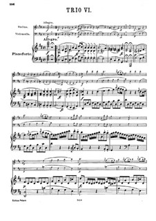 Фортепианное трио No.38 ре мажор, Hob.XV/24: Партитура by Йозеф Гайдн