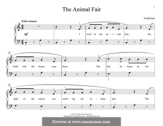 The Animal Fair: The Animal Fair by folklore