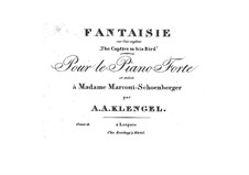 Fantasia on 'The Captive to His Bird' by G. Mazzinghi, Op.18: Fantasia on 'The Captive to His Bird' by G. Mazzinghi by Август Александр Кленгель