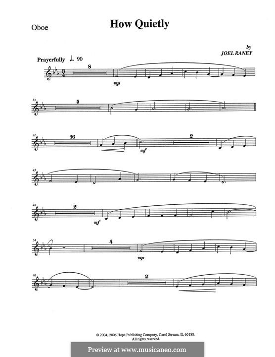 How Quietly: Партия гобоя by Joel Raney