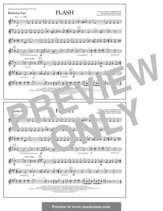 Flash (Queen): Flash (arr. Tom Wallace) - Baritone Sax (Queen) by Brian May