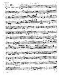 Струнные квартеты, Op.32: Квартет No.3 ре мажор, G.203 by Луиджи Боккерини