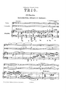 Фортепианное трио соль мажор, Op.19: Фортепианное трио соль мажор by Леон Боэльман