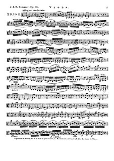 Струнное трио, Op.111: Партия альта by Фридрих Дотцауэр