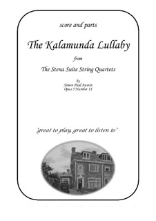 The Stena Suite. String Quartets, Op.5: No.11 The Kalamunda Lullaby (easy) by Simon Paul Austin