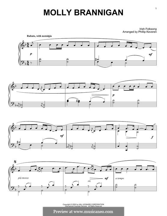 Molly Brannigan: Для фортепиано by folklore
