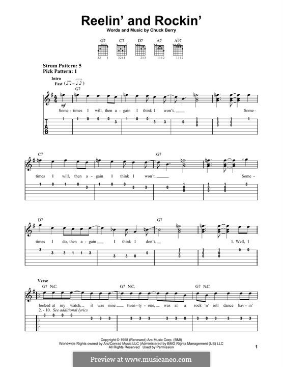 Reelin' and Rockin': Для гитары by Chuck Berry