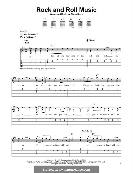 Rock and Roll Music: Для гитары by Chuck Berry