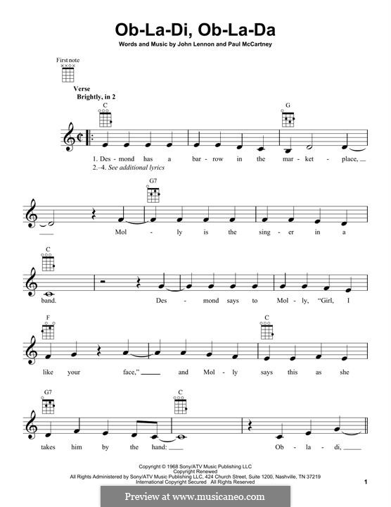 Instrumental version: Для укулеле by John Lennon, Paul McCartney