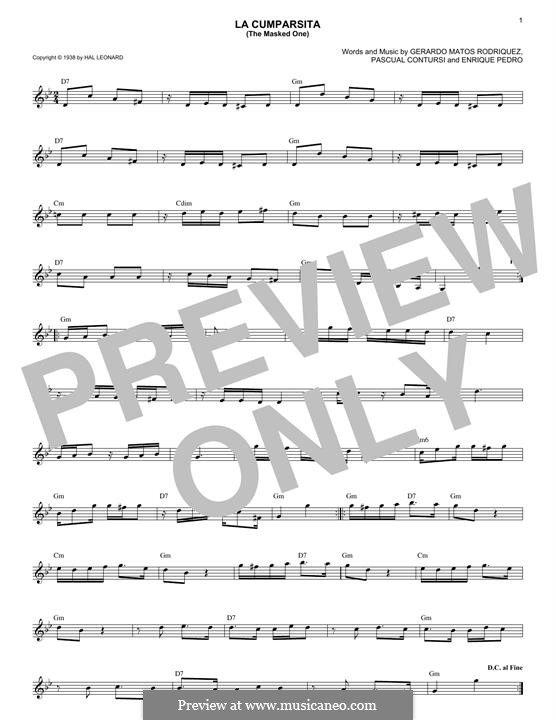 La Cumparsita: Для клавишного инструмента by Gerardo Hernan Matos Rodriguez