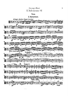 Сюита I: Партия альта by Жорж Бизе