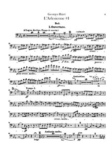 Сюита I: Партия контрабаса by Жорж Бизе