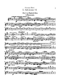 Сюита II: Партии гобоев и английского рожка by Жорж Бизе