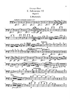 Сюита II: Партии фаготов by Жорж Бизе