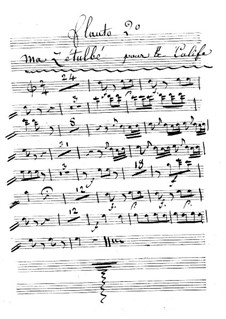 Калиф Багдадский: Ma Zetulbé – flute II part by Адриен Буальдье