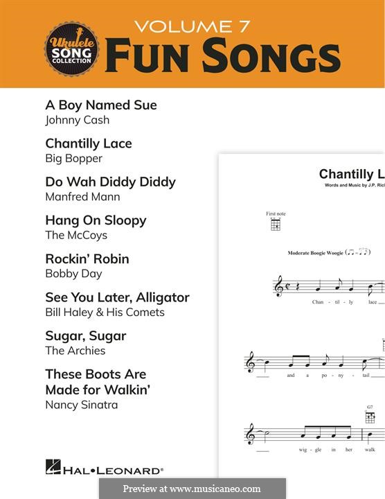 Ukulele Song Collection, Volume 7: Fun Songs (Various): Ukulele Song Collection, Volume 7: Fun Songs (Various) by Johnny Cash, Nancy Sinatra