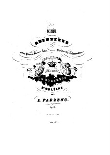 Квинтет для фортепиано и струнных No.2, Op.31: Партия фортепиано by Луиза Фарранк
