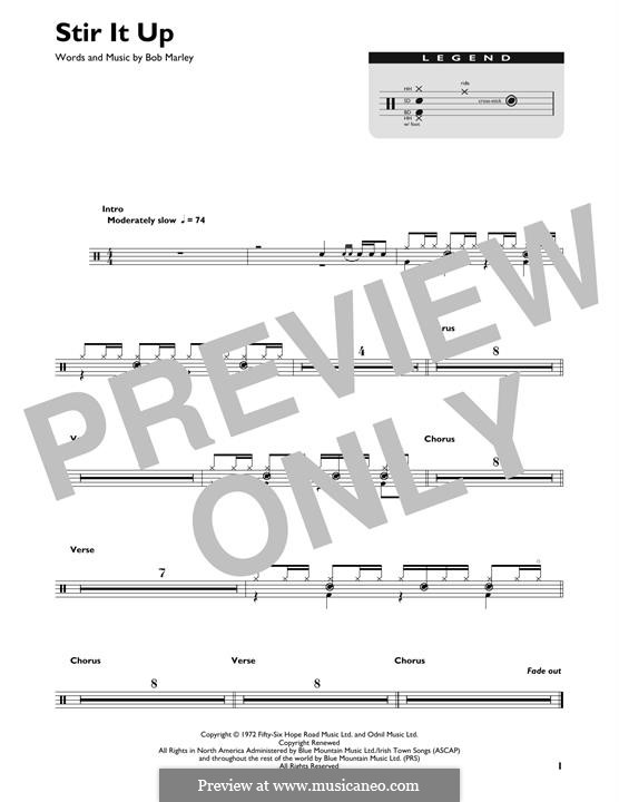 Sun Is Shining: Drum set by Bob Marley