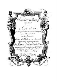 Вариации Гольдберга, BWV 988: Для клавесина by Иоганн Себастьян Бах