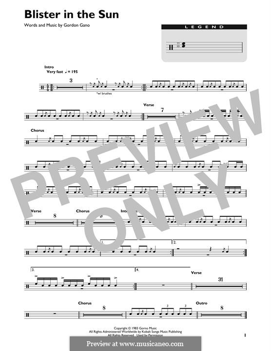 Blister in the Sun (Violent Femmes): Drum set by Gordon Gano