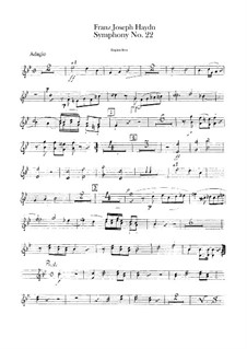 Симфония No.22 ми-бемоль мажор 'Философ', Hob.I/22: Партии английского рожка и гобоя by Йозеф Гайдн
