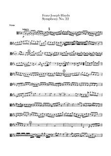Симфония No.22 ми-бемоль мажор 'Философ', Hob.I/22: Партия альта by Йозеф Гайдн