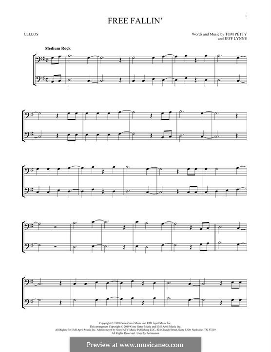Free Fallin': Для двух виолончелей by Jeff Lynne