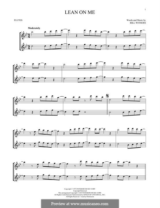 Instrumental version: Для двух флейт by Bill Withers