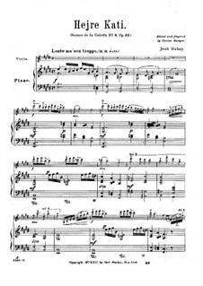 Scènes de la Csárda No.4, Op.32: Партитура by Ене Хубаи