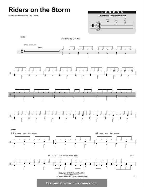 Riders On The Storm: Drum set by The Doors