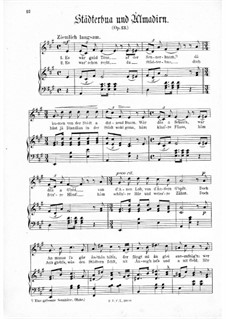 Städterbua und Almadirn, Op.13: Städterbua und Almadirn by Томас Кошат