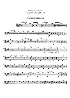 Увертюра: Партии тромбонов by Людвиг ван Бетховен