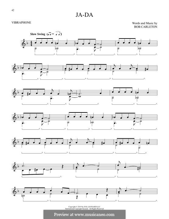 Ja-Da: Vibraphone by Bob Carleton
