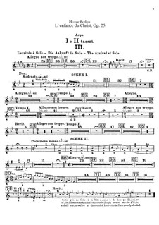 Детство Христа, H.130 Op.25: Партия арфы by Гектор Берлиоз