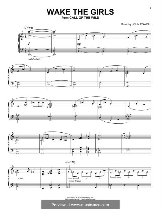 Wake The Girls (from The Call Of The Wild): Wake The Girls (from The Call Of The Wild) by John Powell