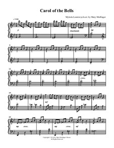 Piano version: Для одного исполнителя by Mykola Leontovych