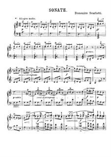 Соната No.205 до мажор, K.487 L.205 P.421: Для фортепиано by Доменико Скарлатти