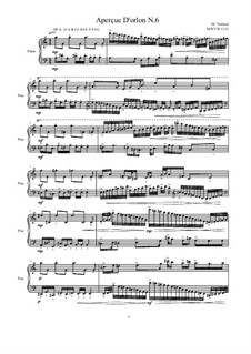 Aperçue D'orlon: No.6 for piano, MVWV 1351 by Maurice Verheul