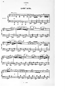 La marquise des rues: Акт II, для солистов, хора и фортепиано by Флоримон Эрве