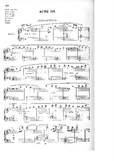 Le trône d'Écosse: Акт III, для солистов, хора и фортепиано by Флоримон Эрве