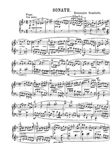 Соната No.499 соль минор, K.30 L.499 P.86: Для фортепиано by Доменико Скарлатти